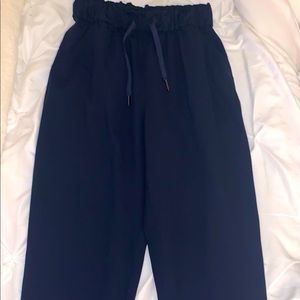 New Lululemon keep moving pants (navy)